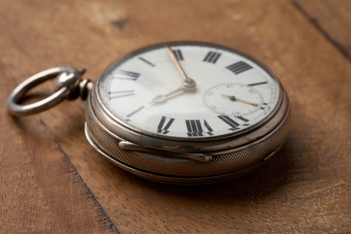 Sterling Silver, Chester-Hallmarked, Gilt Movement, 1884