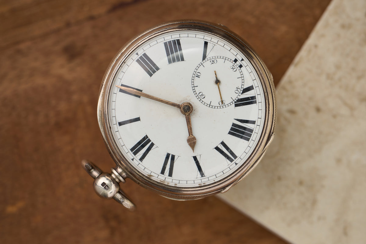 Sterling Silver, Chester-Hallmarked, Gilt Movement, 1884