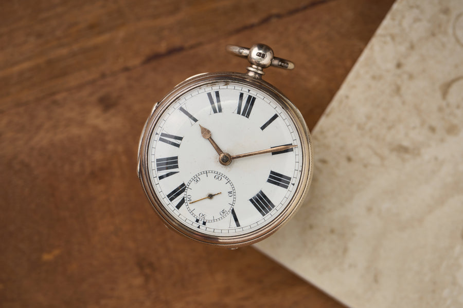 Sterling Silver, Chester-Hallmarked, Gilt Movement, 1884