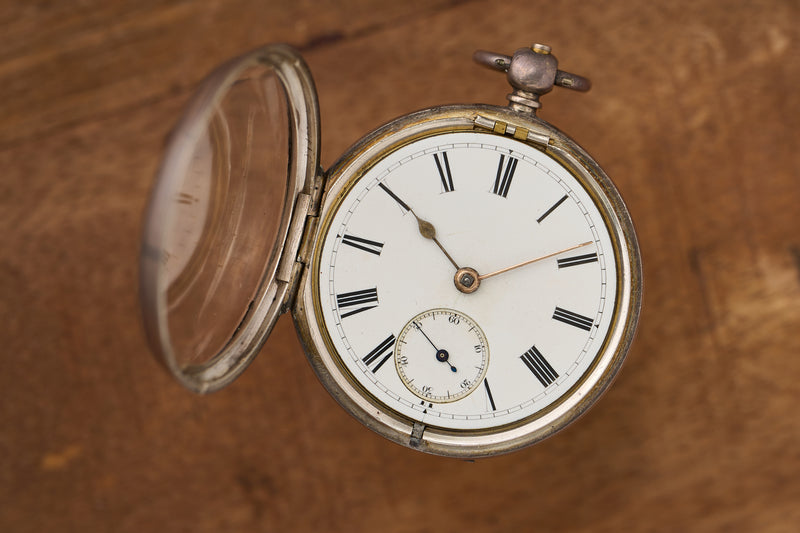 English Silver Key-Wind, Fully Hallmarked, c.1850s-1880s