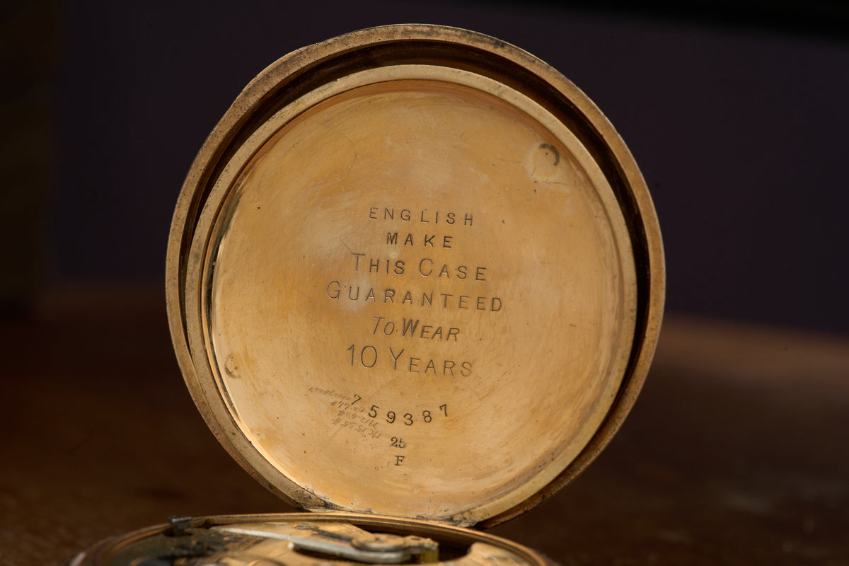 Dennison Star Gold-Filled Half-Hunter, English Case, c.1925
