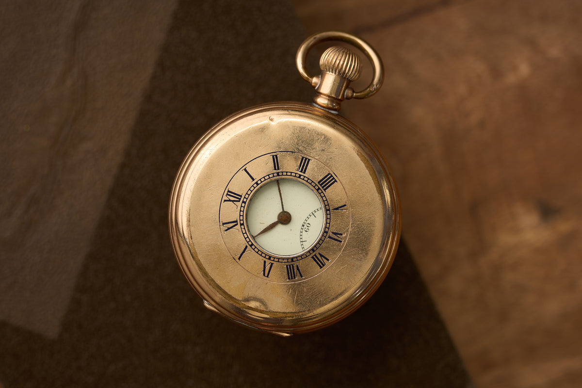 Dennison Star Gold-Filled Half-Hunter, English Case, c.1925