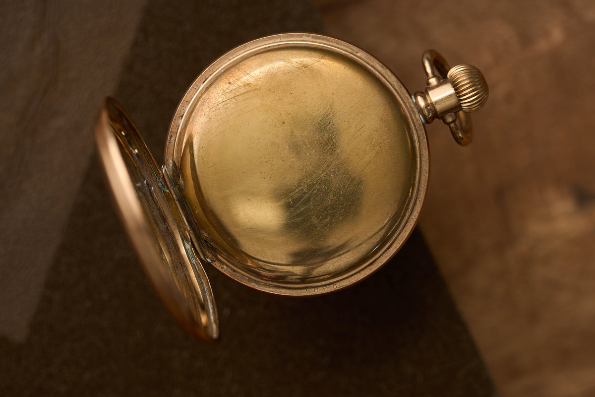 Dennison Star Gold-Filled Half-Hunter, English Case, c.1925