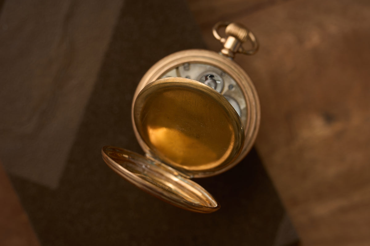 Dennison Star Gold-Filled Half-Hunter, English Case, c.1925