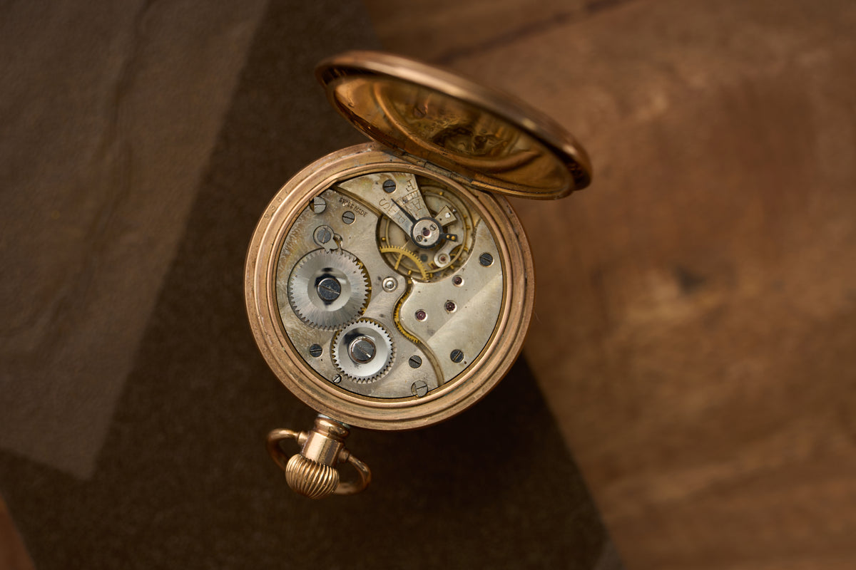 Dennison Star Gold-Filled Half-Hunter, English Case, c.1925
