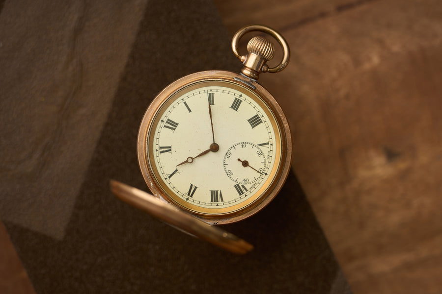 Dennison Star Gold-Filled Half-Hunter, English Case, c.1925