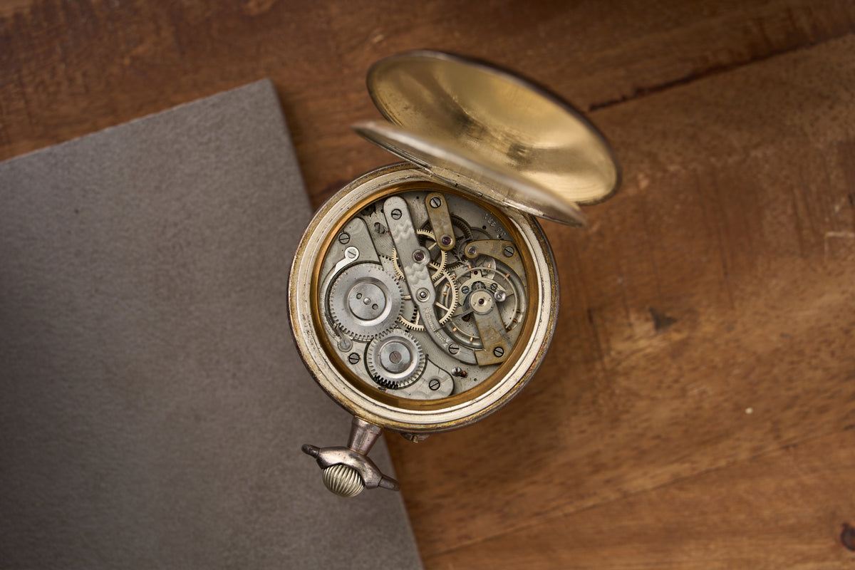 Goliath Triple Calendar and Moonphase, Crimson Dial, c.1890