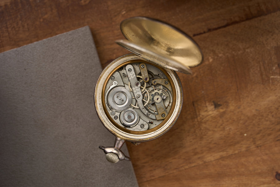 Goliath Triple Calendar and Moonphase, Crimson Dial, c.1890