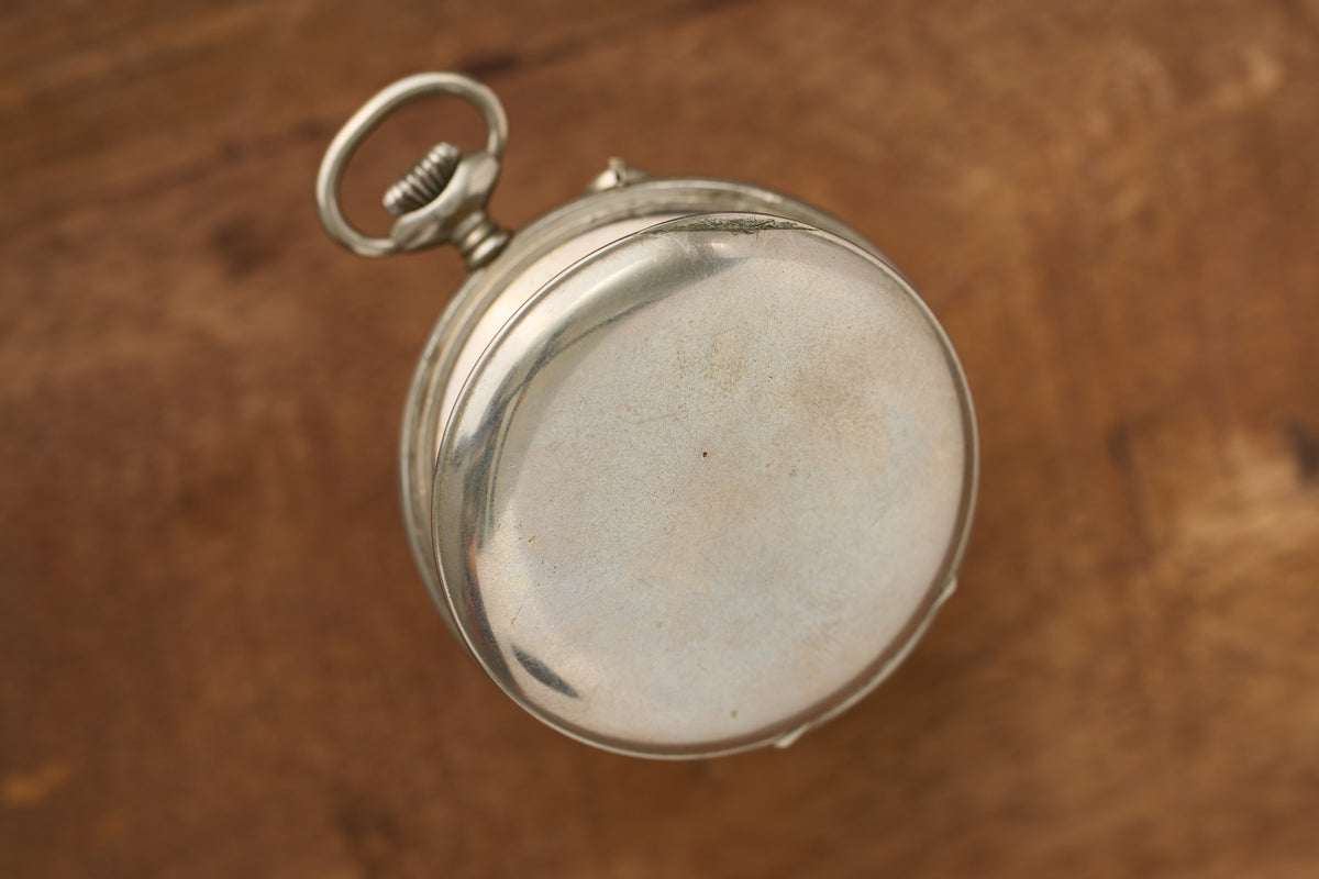 Société Horlogère de Reconvilier (S.H.R.) Roskopf, Nickel, 24-Hour Dial, c.1910s