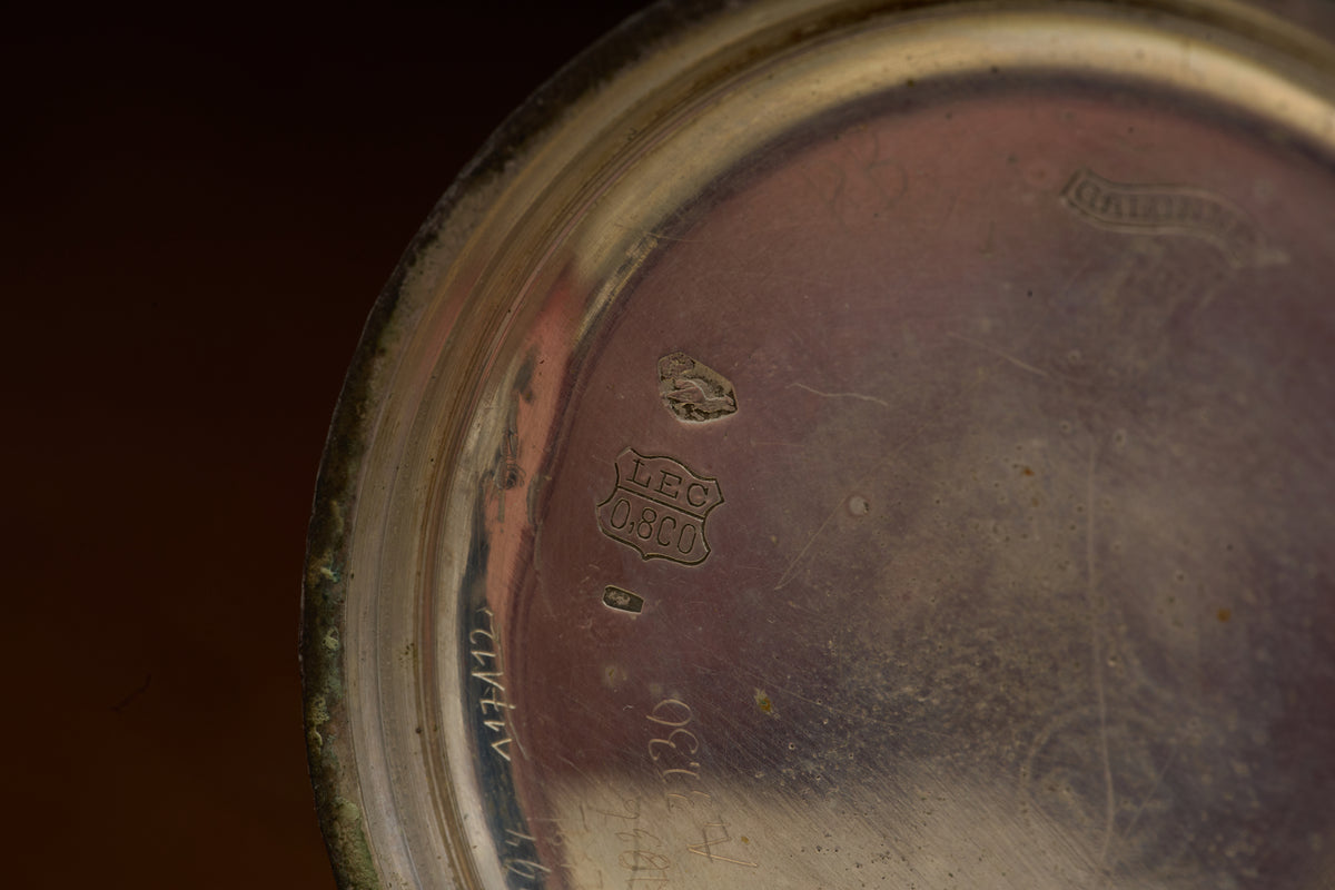 Ladies' Watch in Engraved 800 Silver, Cylinder, c.1900