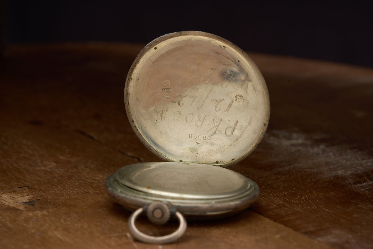 Silver Watch Inscribed as a Gift, 12 December 1895