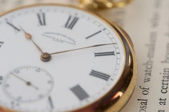 Vacheron Constantin Chronometre Royal Gold Pocket Watch, c.1913, detail view 14