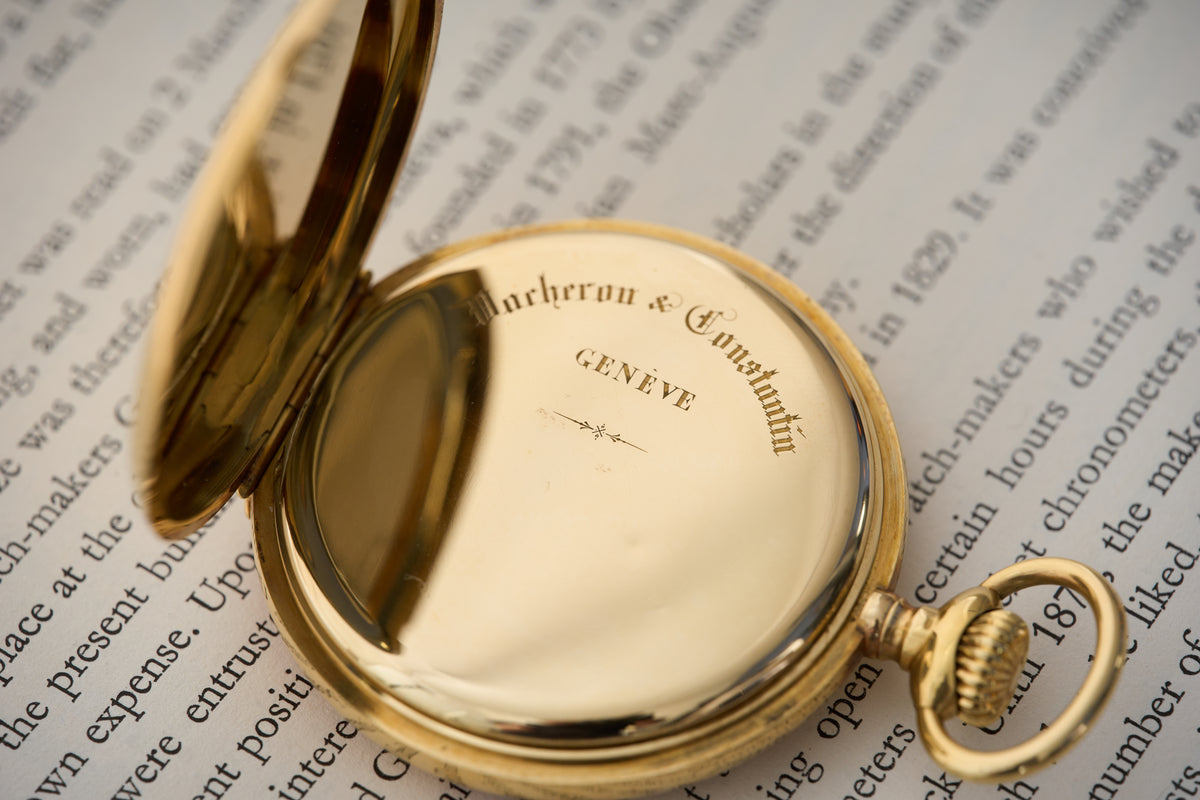 Vacheron Constantin Chronometre Royal Gold Pocket Watch, c.1913, detail view 16