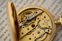 Vacheron Constantin Chronometre Royal Gold Pocket Watch, c.1913, detail view 19