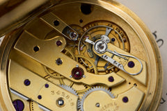 Vacheron Constantin Chronometre Royal Gold Pocket Watch, c.1913, detail view 22