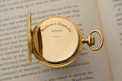 Vacheron Constantin Chronometre Royal Gold Pocket Watch, c.1913, detail view 5
