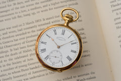 Vacheron Constantin Chronometre Royal Gold Pocket Watch, c.1913, front view