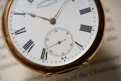 Vacheron Constantin Chronometre Royal Gold Pocket Watch, c.1913, detail view 8