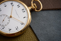 Vacheron Constantin 18ct Gold Pocket Watch, Enamel Dial, c.1913, detail view 13