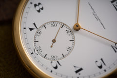 Vacheron Constantin 18ct Gold Pocket Watch, Enamel Dial, c.1913, detail view 14