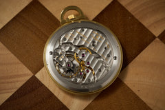 Vacheron Constantin 18k Gold Pocket Watch, Triple-Signed, c.1945, detail view 14