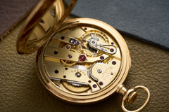 Vacheron Constantin 18ct Gold Pocket Watch, Enamel Dial, c.1913, detail view 19