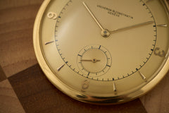Vacheron Constantin 18k Gold Pocket Watch, Triple-Signed, c.1945, detail view 19