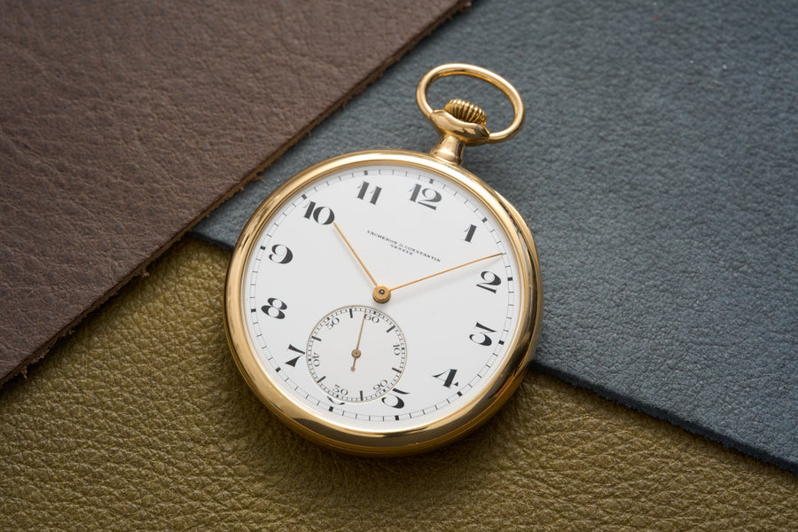 White Enamel Breguet Dial in Solid 18ct Gold, c.1913