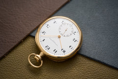Vacheron Constantin 18ct Gold Pocket Watch, Enamel Dial, c.1913, detail view 3