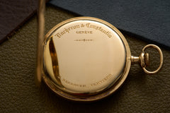 Vacheron Constantin 18ct Gold Pocket Watch, Enamel Dial, c.1913, detail view 21