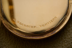 Vacheron Constantin 18ct Gold Pocket Watch, Enamel Dial, c.1913, detail view 23