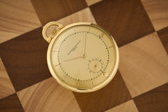 Vacheron Constantin 18k Gold Pocket Watch, Triple-Signed, c.1945, detail view 3