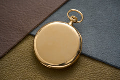 Vacheron Constantin 18ct Gold Pocket Watch, Enamel Dial, c.1913, detail view 4