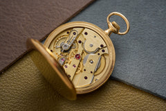 Vacheron Constantin 18ct Gold Pocket Watch, Enamel Dial, c.1913, detail view 5