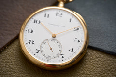 Vacheron Constantin 18ct Gold Pocket Watch, Enamel Dial, c.1913, detail view 7