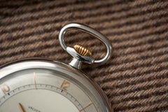 Vacheron Constantin Stainless Steel Pocket Watch, 1933, detail view 15