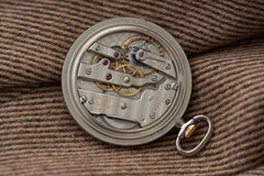 Vacheron Constantin Stainless Steel Pocket Watch, 1933, detail view 4
