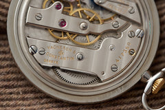 Vacheron Constantin Stainless Steel Pocket Watch, 1933, detail view 5