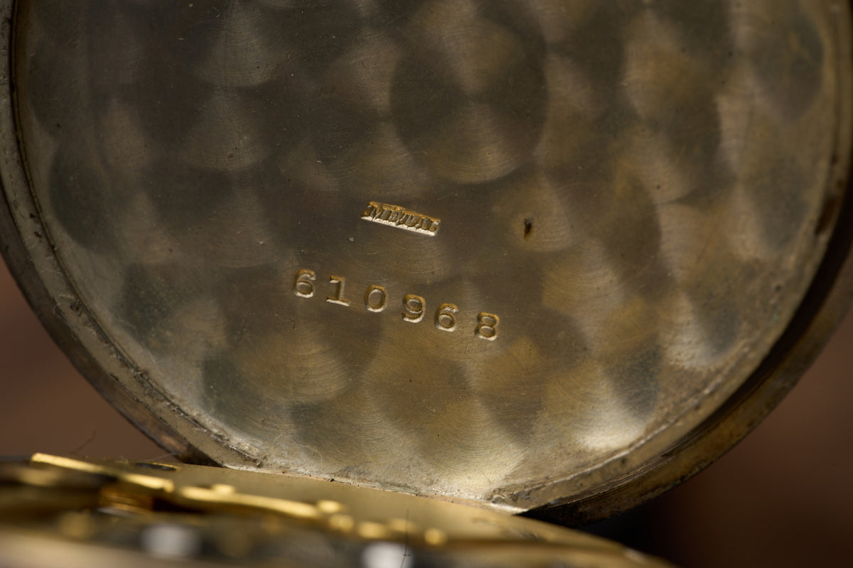 'Chronometro' in Silver and Rose Gold, 24-Hour Dial, c.1945