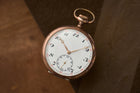 'Chronometro' in Silver and Rose Gold, 24-Hour Dial, c.1945