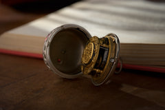 Claude Viet Silver Pocket Watch, Quarter Repeater, c.1700, detail view 12