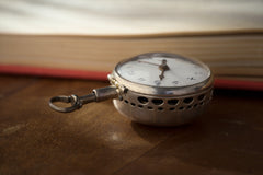 Claude Viet Silver Pocket Watch, Quarter Repeater, c.1700, detail view 21
