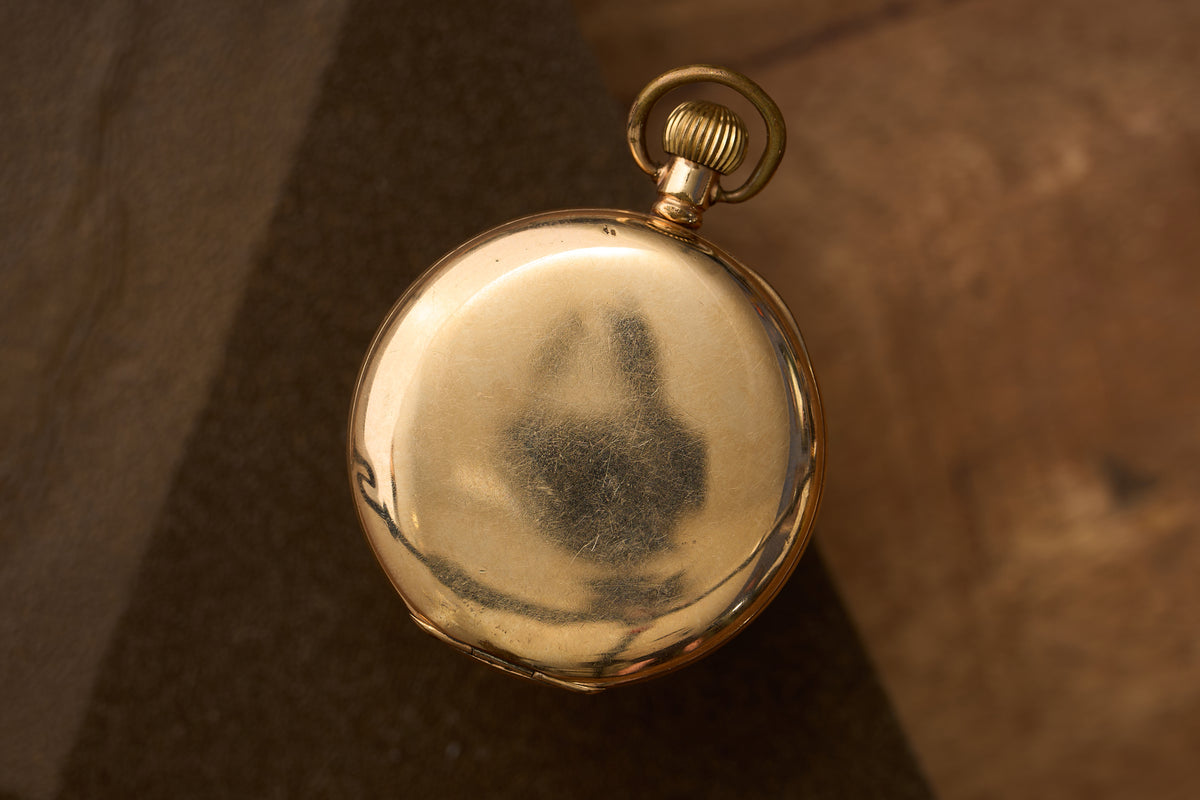 Bond St. Movement in a Dennison Moon Gold-Filled Case, c.1910