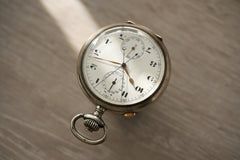 Zenith Split-Seconds Chronograph, Besancon First Class, 1922, detail view 6