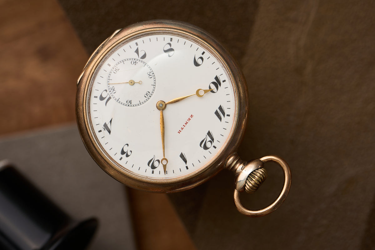 Breguet-Style Blued Hands on White Enamel, c.1912