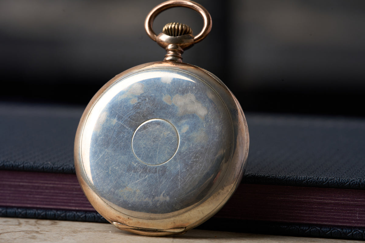 Breguet-Style Blued Hands on White Enamel, c.1912