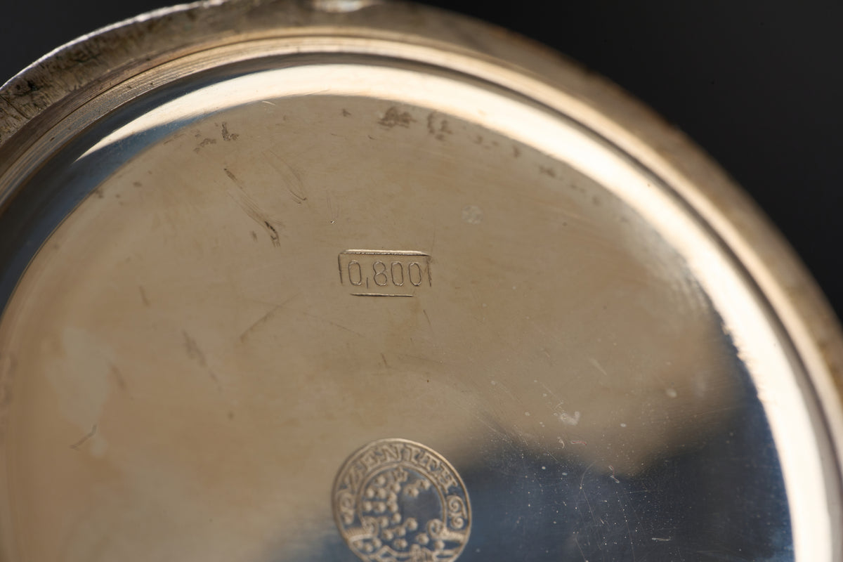 Breguet-Style Blued Hands on White Enamel, c.1912