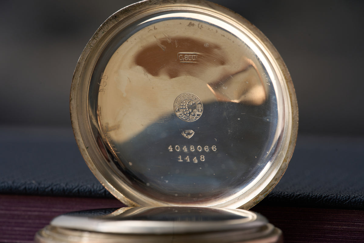 Breguet-Style Blued Hands on White Enamel, c.1912