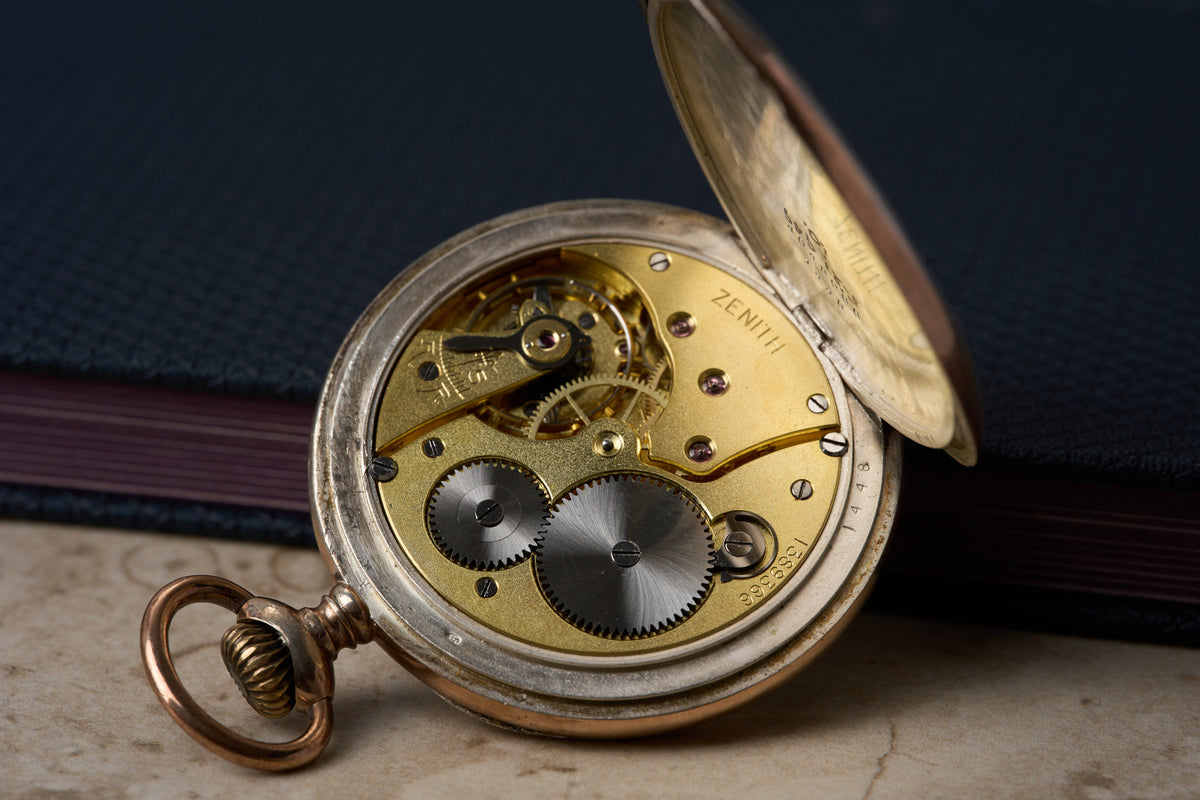 Breguet-Style Blued Hands on White Enamel, c.1912