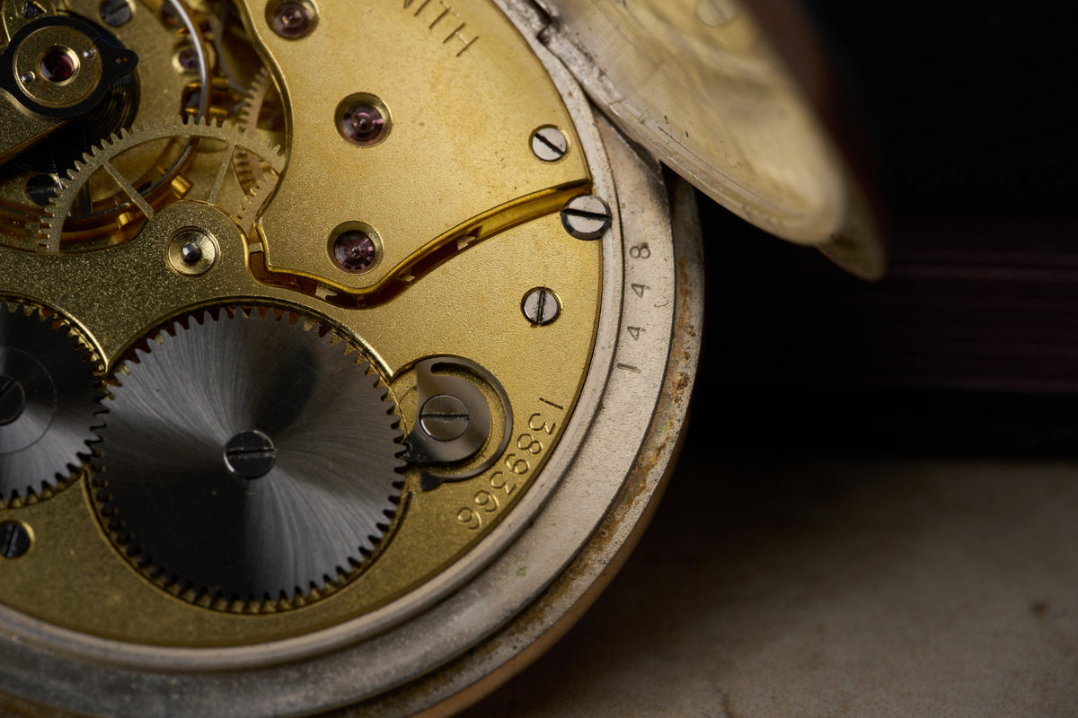 Breguet-Style Blued Hands on White Enamel, c.1912